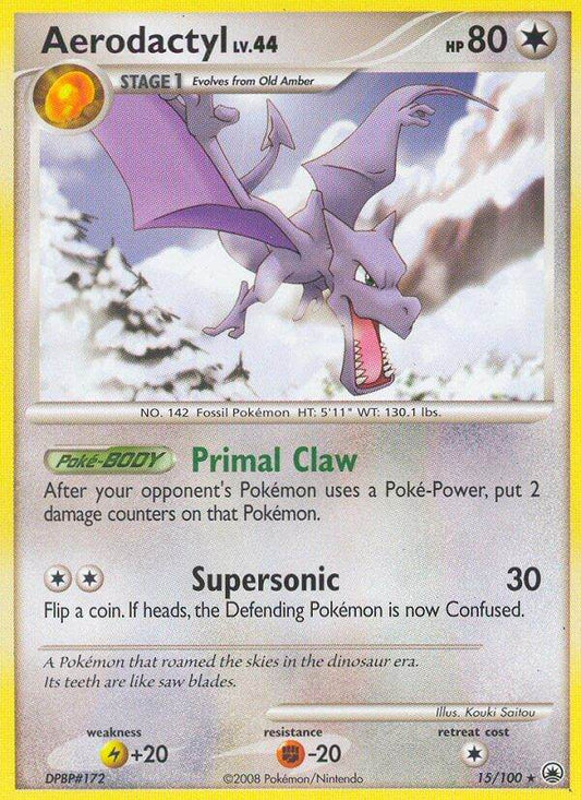 Aerodactyl 15/100 Reverse Rare - MissingNo.