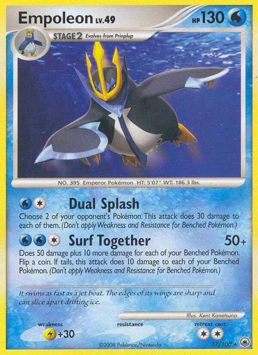 Empoleon 17/100 Reverse Rare - MissingNo.
