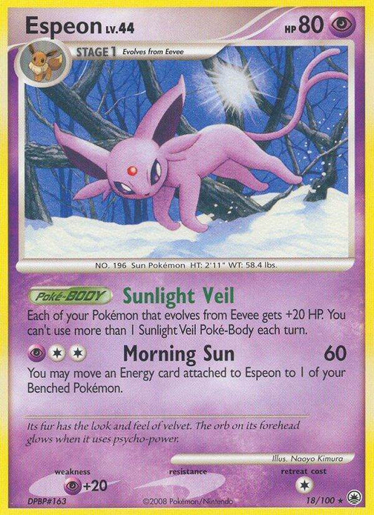 Espeon 18/100 Reverse Rare - MissingNo.