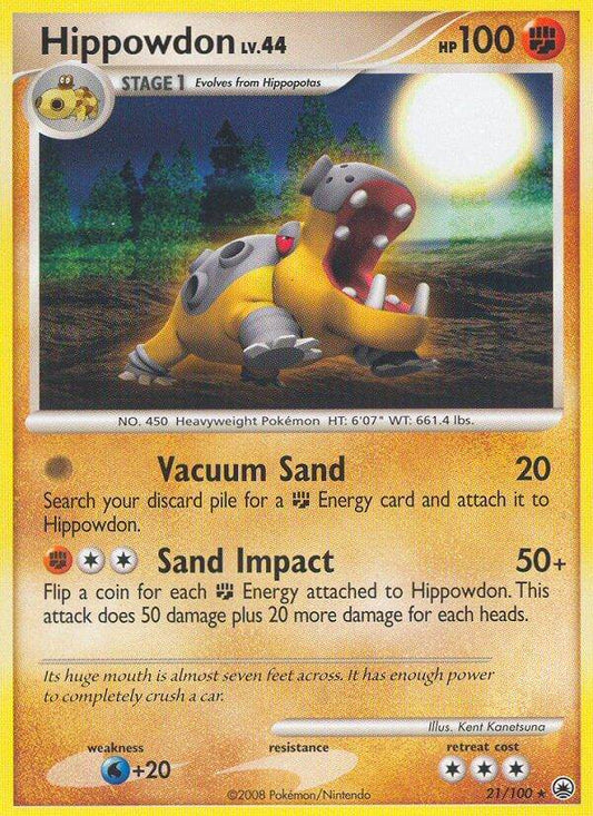 Hippowdon 21/100 Reverse Rare - MissingNo.