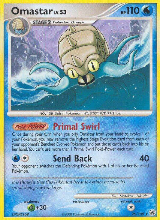 Omastar 26/100 Reverse Rare - MissingNo.