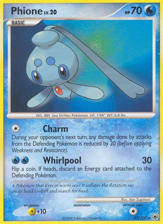 Phione 27/100 Reverse Rare - MissingNo.