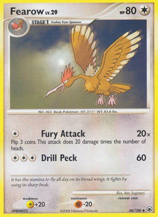 Fearow 36/100 Uncommon - MissingNo.