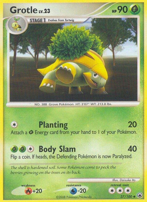 Grotle 37/100 Reverse Uncommon - MissingNo.