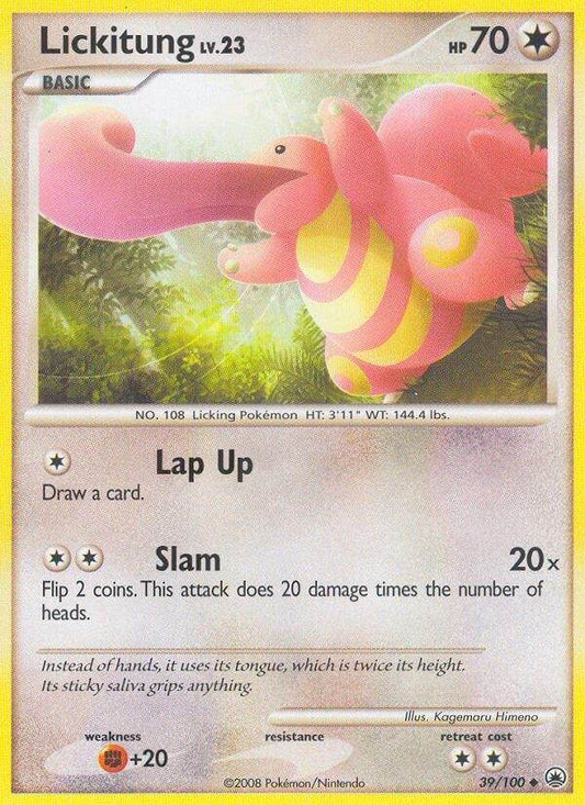 Lickitung 39/100 Reverse Uncommon - MissingNo.