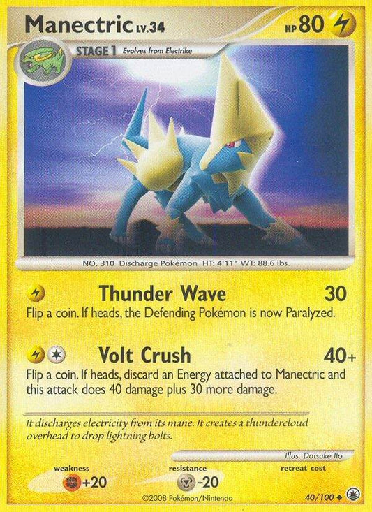 Manectric 40/100 Reverse Uncommon - MissingNo.