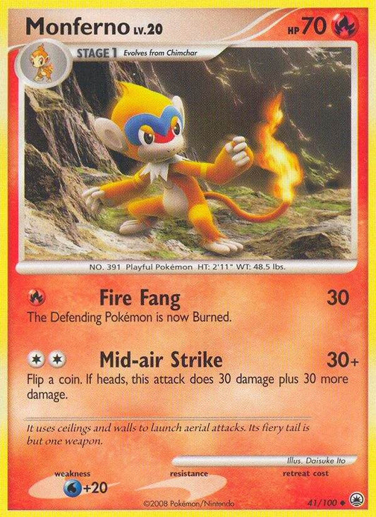 Monferno 41/100 Uncommon - MissingNo.