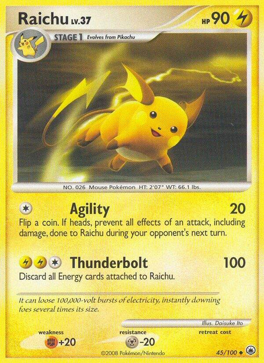 Raichu 45/100 Reverse Uncommon - MissingNo.