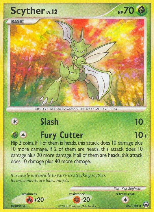 Scyther 46/100 Reverse Uncommon - MissingNo.