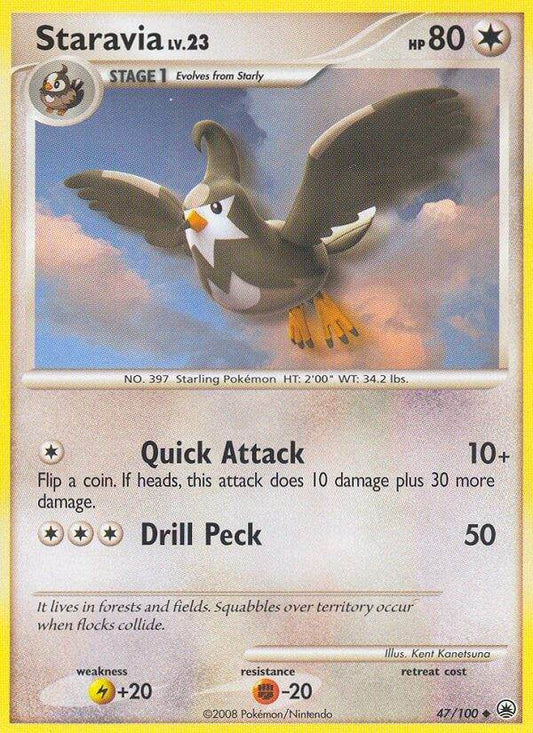 Staravia 47/100 Reverse Uncommon - MissingNo.
