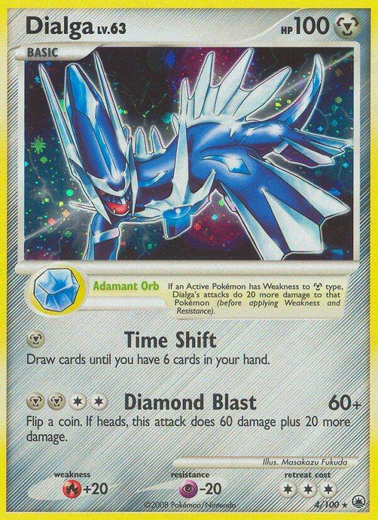 Dialga 4/100 Reverse Rare - MissingNo.