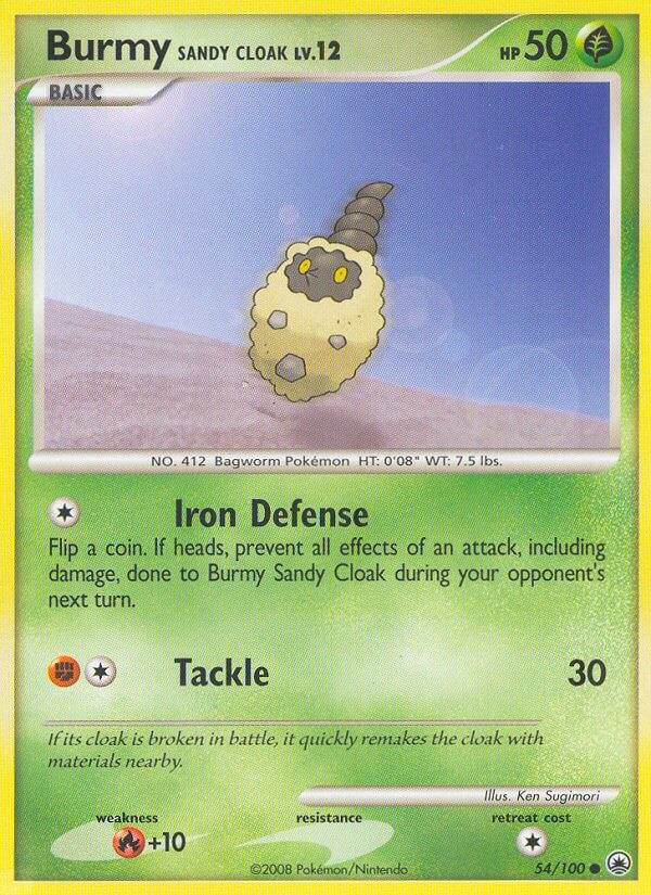 Burmy [Sandy Cloak] 54/100 Reverse Common - MissingNo.