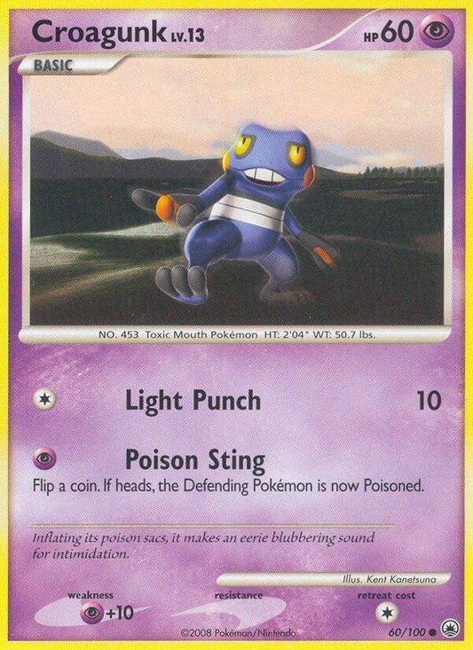 Croagunk 60/100 Reverse Common - MissingNo.