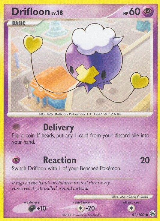 Drifloon 61/100 Common - MissingNo.