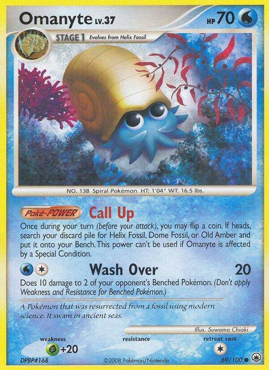 Omanyte 69/100 Reverse Common - MissingNo.