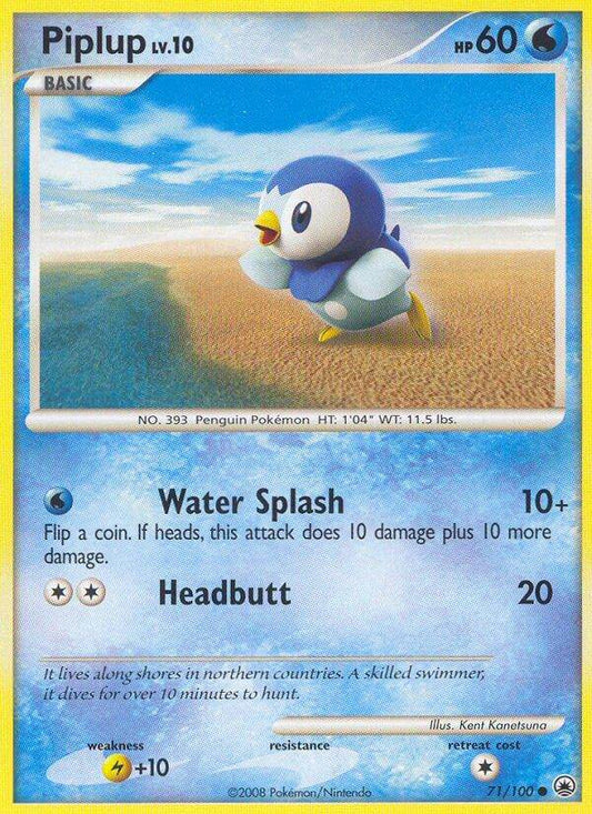 Piplup 71/100 Reverse Common - MissingNo.
