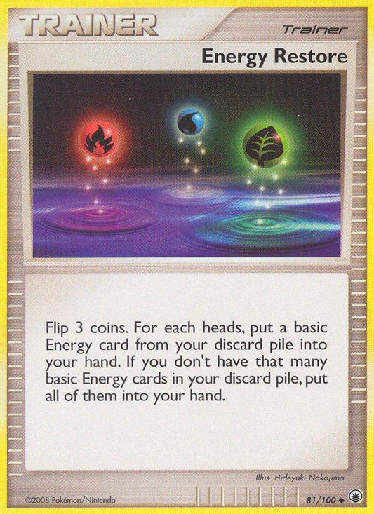 Energy Restore 81/100 Reverse Uncommon - MissingNo.