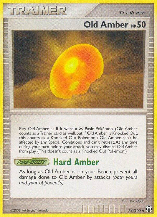 Old Amber 84/100 Reverse Uncommon - MissingNo.