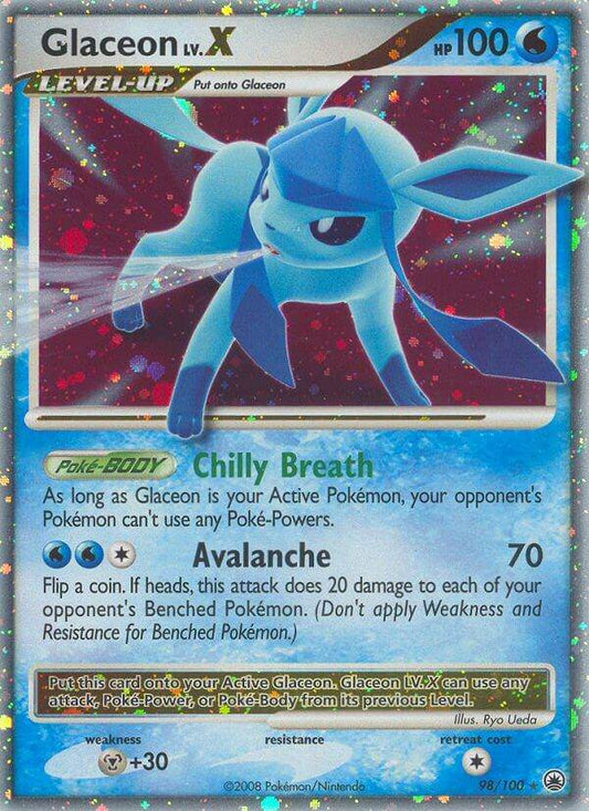Glaceon LV.X 98/100 Holo Rare LV.X - MissingNo.