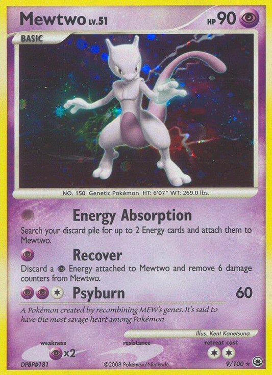 Mewtwo 9/100 Reverse Rare - MissingNo.