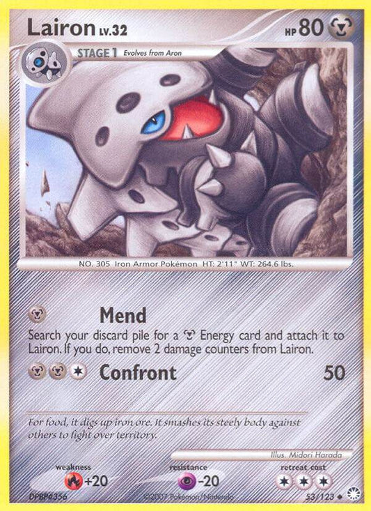 Lairon 53/123 Reverse Uncommon - MissingNo.