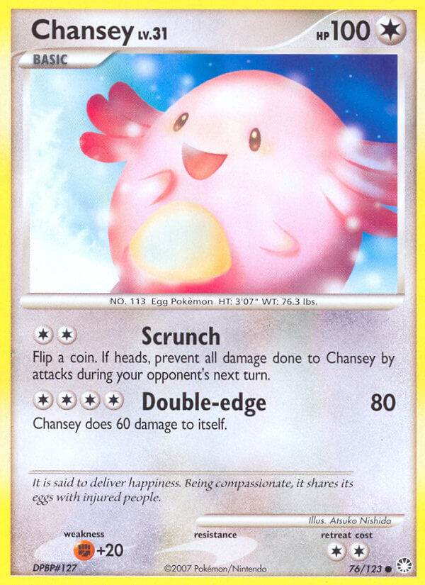 Chansey 76/123 Reverse Common - MissingNo.