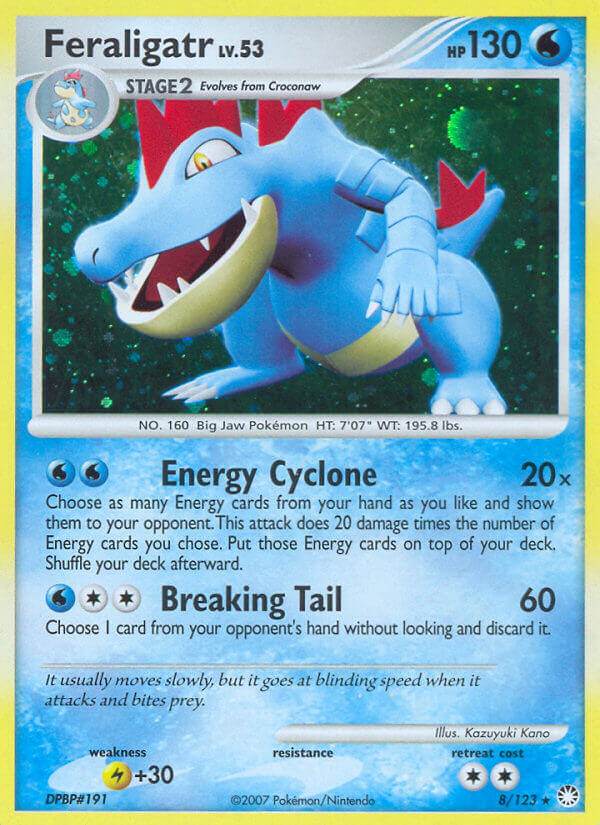 Feraligatr 8/123 Holo Rare - MissingNo.