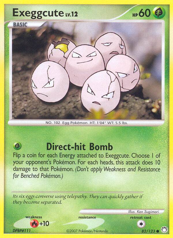 Exeggcute 82/123 Reverse Common - MissingNo.