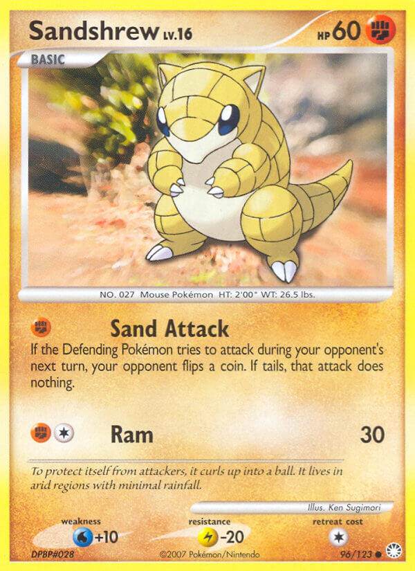 Sandshrew 96/123 Reverse Common - MissingNo.