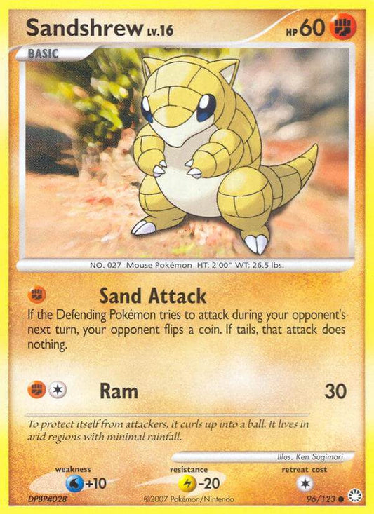 Sandshrew 96/123 Reverse Common - MissingNo.