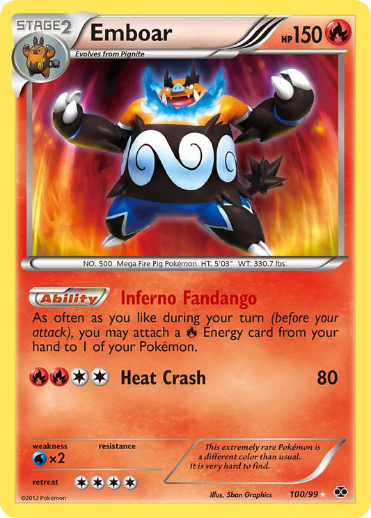 Emboar 100/99 Holo Secret Rare - MissingNo.
