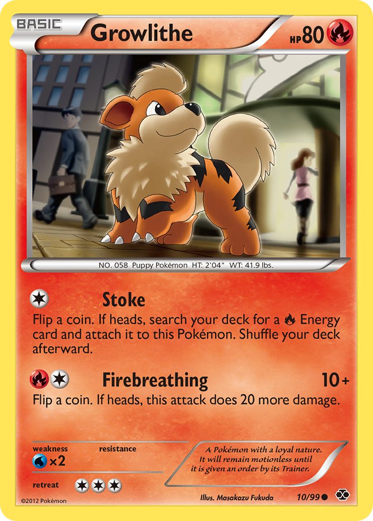 Growlithe 10/99 Reverse Common - MissingNo.