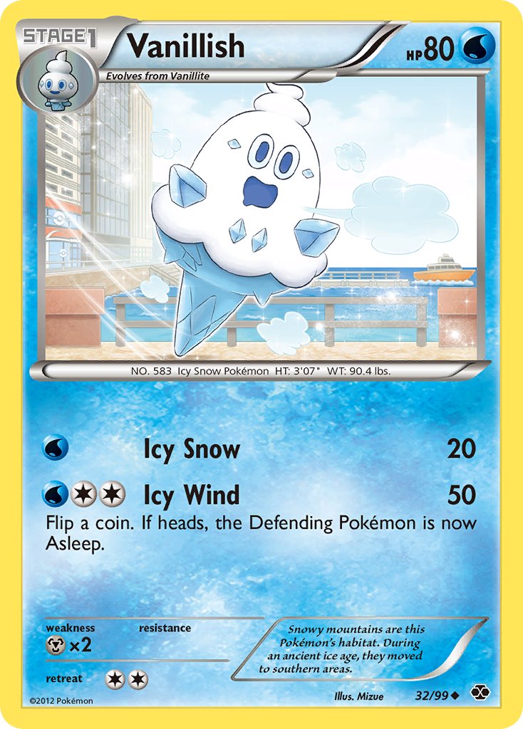 Vanillish 32/99 Reverse Uncommon - MissingNo.