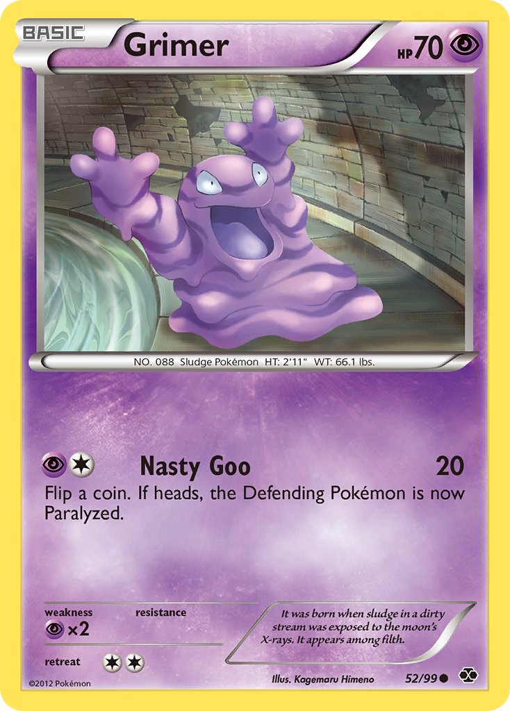 Grimer 52/99 Reverse Common - MissingNo.