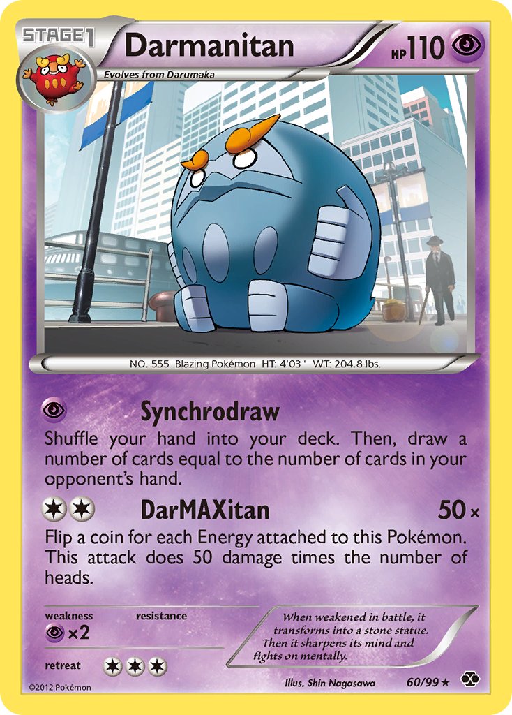 Darmanitan 60/99 Reverse Rare - MissingNo.