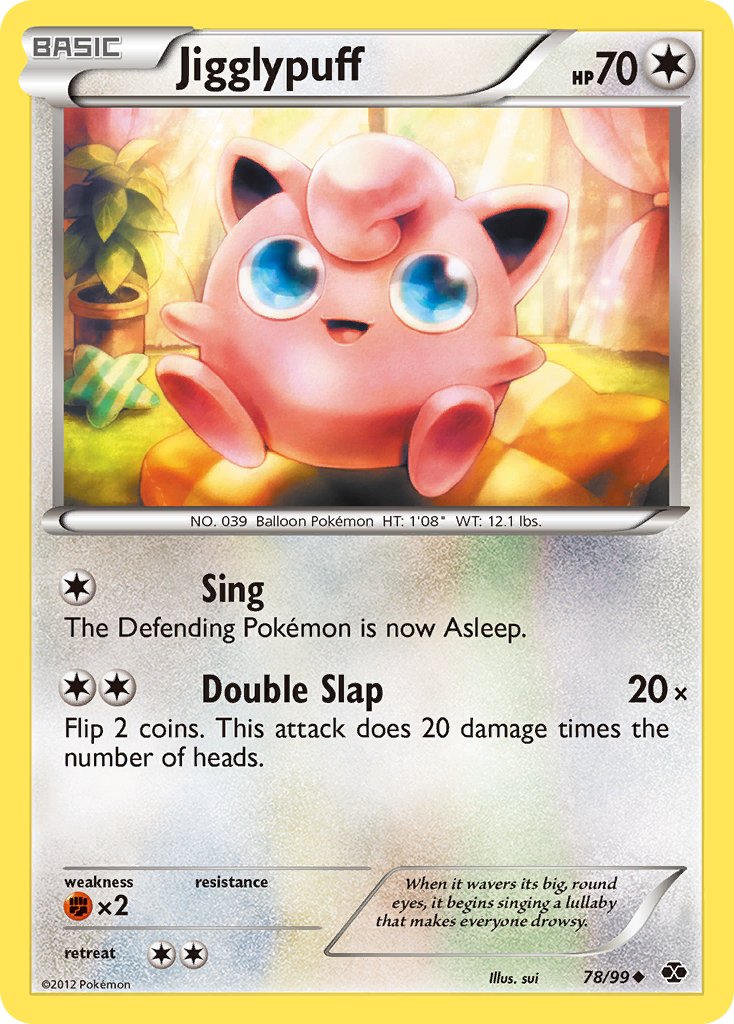 Jigglypuff 78/99 Reverse Uncommon - MissingNo.