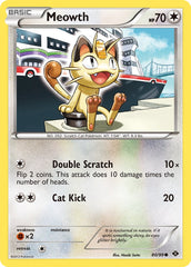 Meowth 80/99 Mirror Reverse Holo Black & White Variety Blisters Exclusive