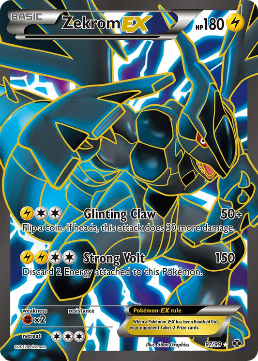 Zekrom EX 97/99 Holo Ultra Rare EX - MissingNo.