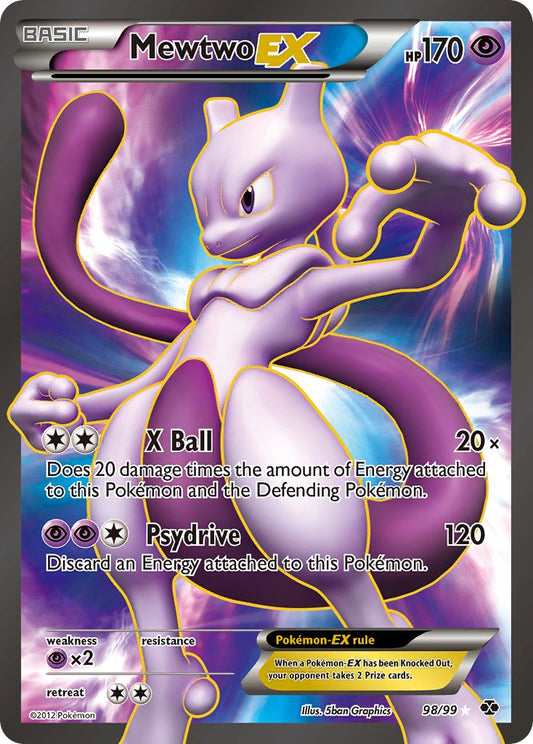 Mewtwo EX 98/99 Holo Ultra Rare EX - MissingNo.