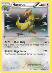Haxorus 88/101 Reverse Rare