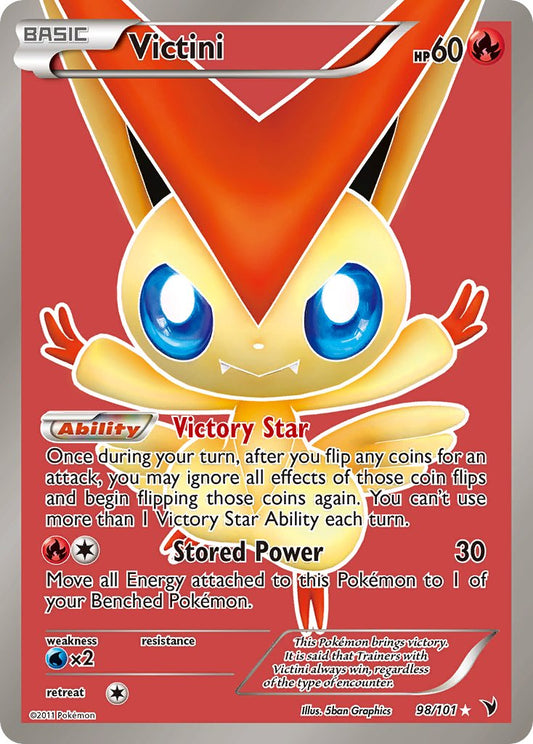 Victini 98/101 Holo Ultra Rare - MissingNo.