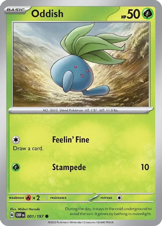 Oddish 1/197 Common