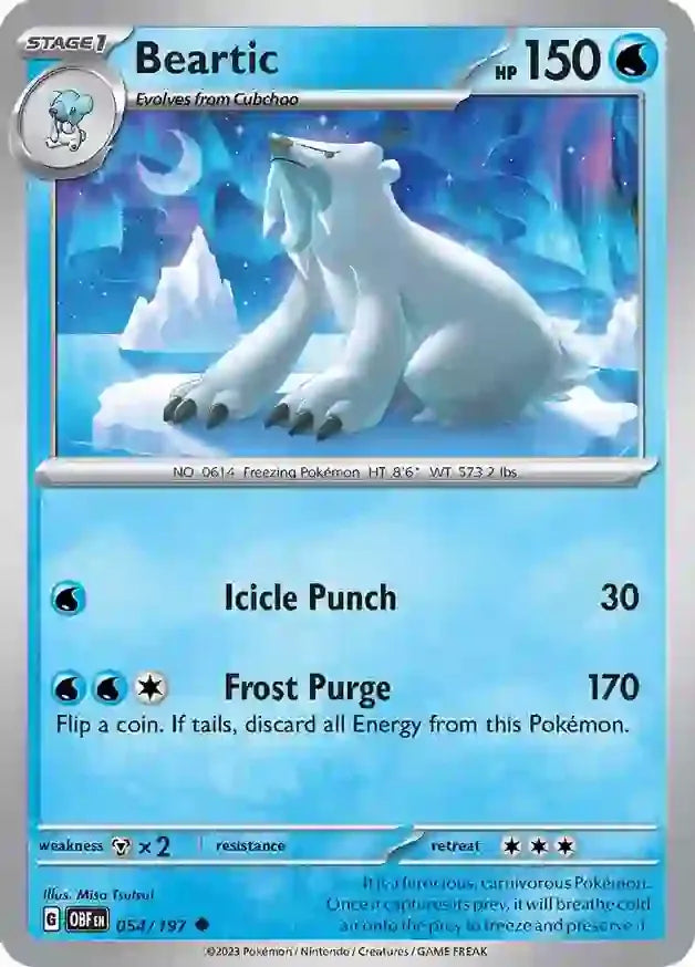 Beartic 54/197 Uncommon