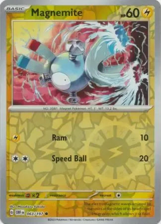 Magnemite 63/197 Reverse Common