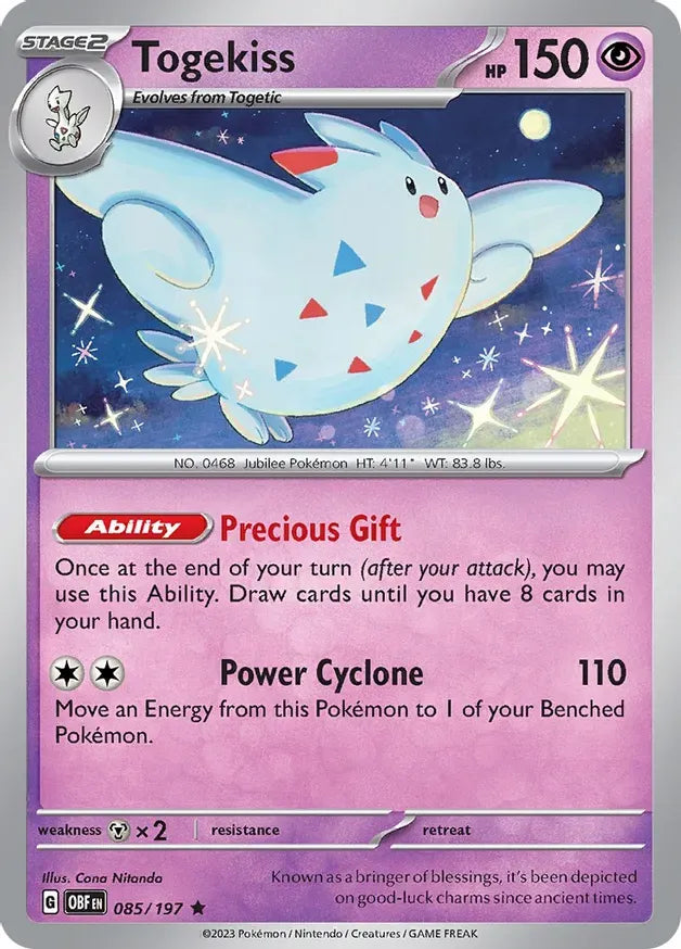 Togekiss 85/197 Holo Rare