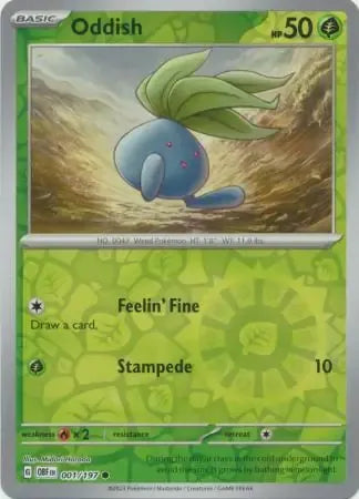 Oddish 1/197 Reverse Common