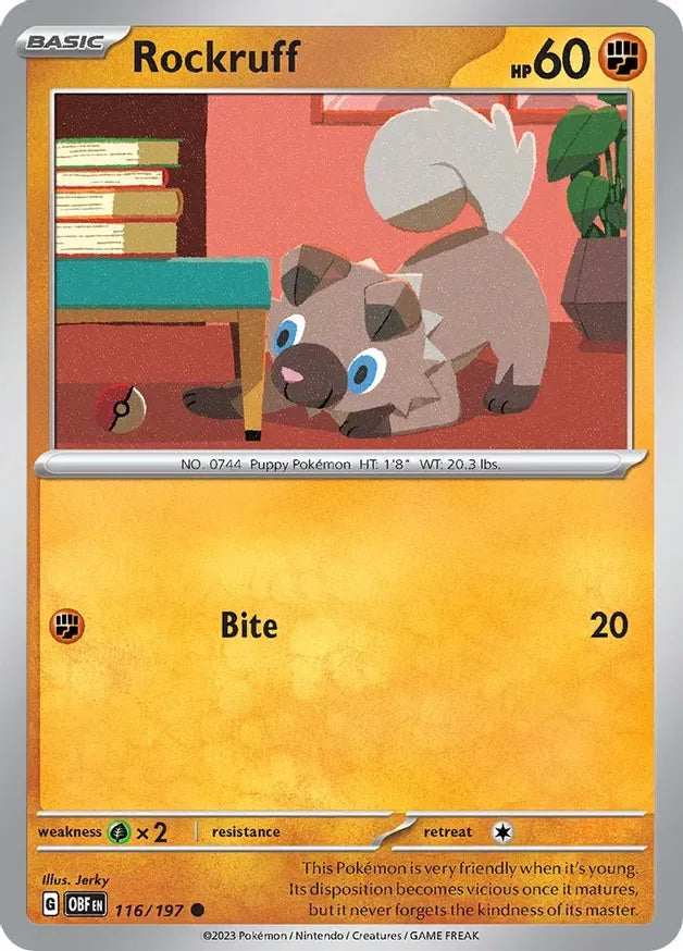 Rockruff 116/197 Common