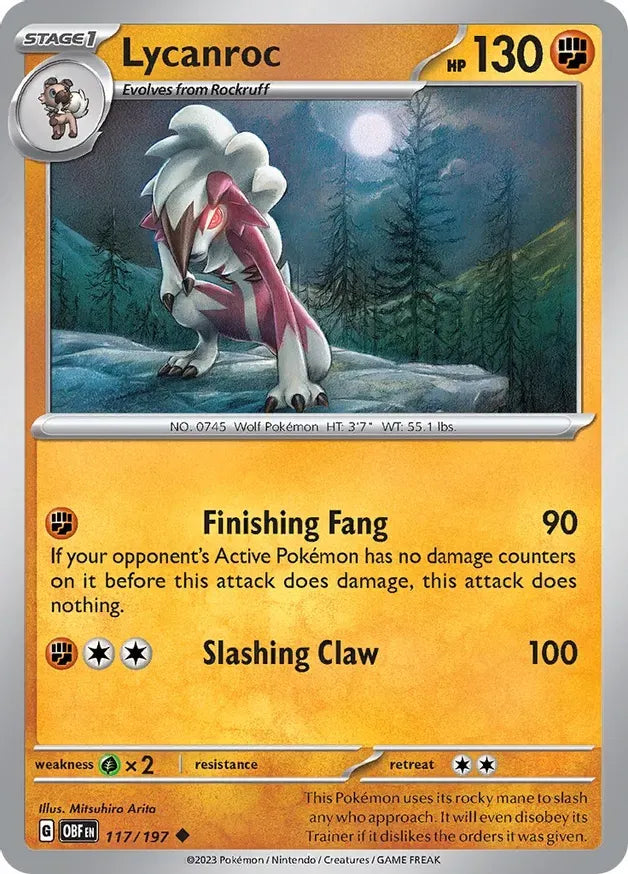 Lycanroc 117/197 Uncommon