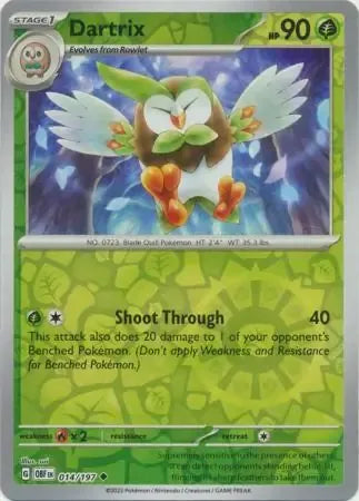 Dartrix 14/197 Reverse Uncommon