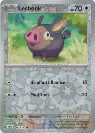 Lechonk 182/197 Reverse Common